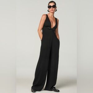 Zara LONG JUMPSUIT WITH BOW X STEFANO PILATI